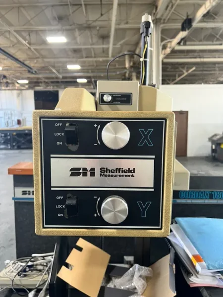 USED SHEFFIELD CORDAX MODEL 1808 MANUAL CMM WITH READOUT