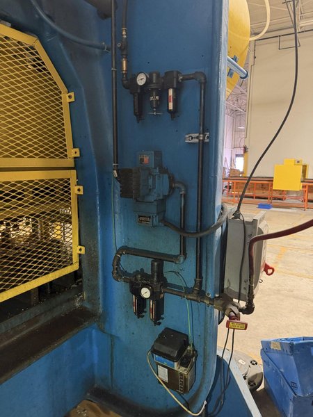 100 TON ROUSSELLE/HEIM 10B80 DOUBLE CRANK GAP FRAME PRESS. STOCK # 0759626