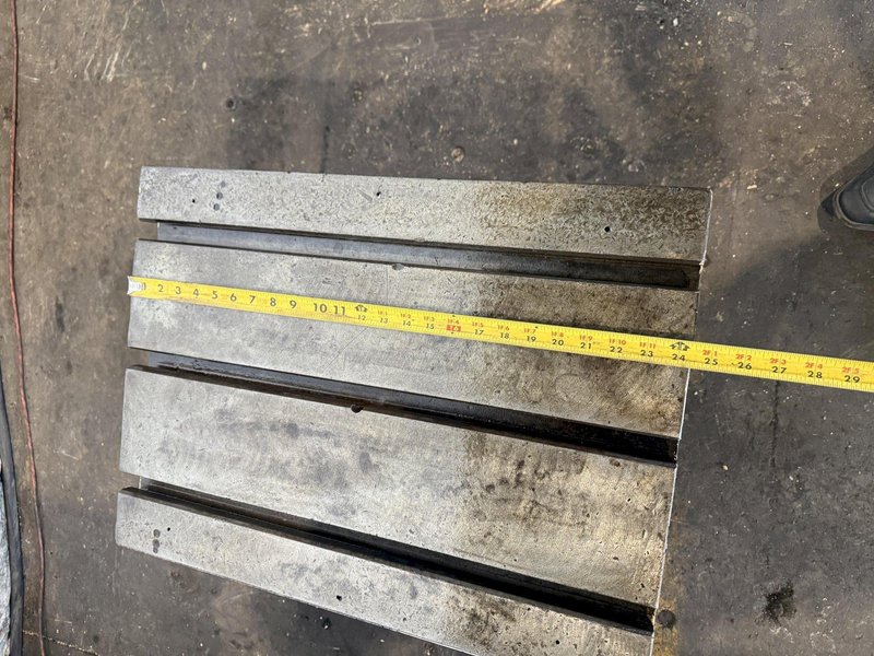 24" W X 18" D X 18" T CARLTON T-SLOTTED DRILL BOX TABLE. STOCK #0542926