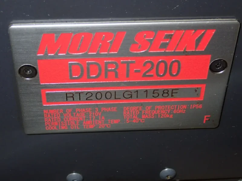 MORI SEIKI 8" CNC ROTARY TABLE  -  DDRT-200