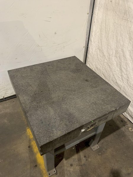 39&quot; X 43&quot; X 6-1/2&quot; TRU-STONE GRANITE TABLE. STOCK # 1273923