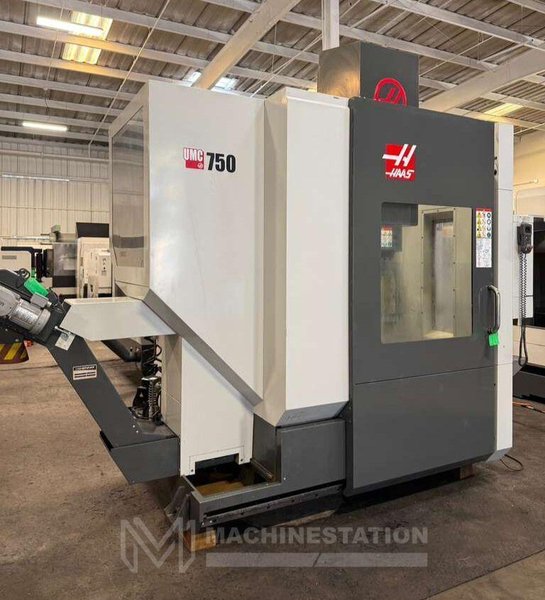 Haas UMC-750 5-Axis CNC Universal Machining Center – 12,000 RPM, 40 ATC, TSC, HSM Mill
