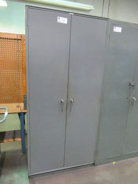 Equipto 2-Door Cabinet with Contents- Auction Item