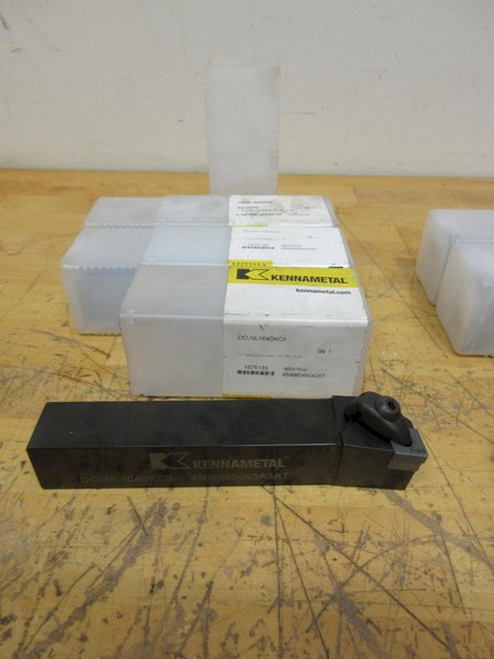 Kennametal 1x1" Turning Tool Holders, (8pcs) D-Clamping 6" OAL Assorted Types ***New In Packages***- Auction Item