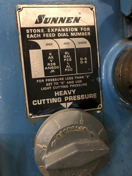 SUNNEN #MVV-1680C PRECISION HORIZONTAL HONING MACHINE WITH POWER STROKING: STOCK #11059
