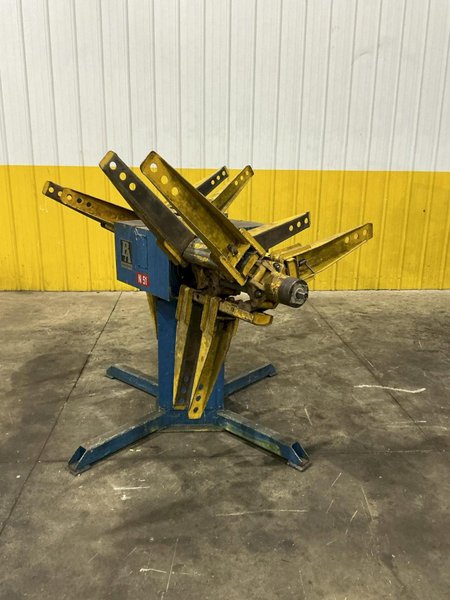 2,800 LB X 12" PA INDUSTRIES MODEL #DSRA-2800 DOUBLE END UNCOILER COIL REEL: YOBRO #26132
