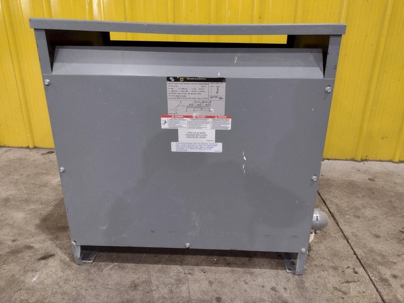 75 KVA 480-&gt;208Y/120 VOLT SQUARE D SORGEL 3-PHASE ELECTRICAL TRANSFORMER: STOCK #23729