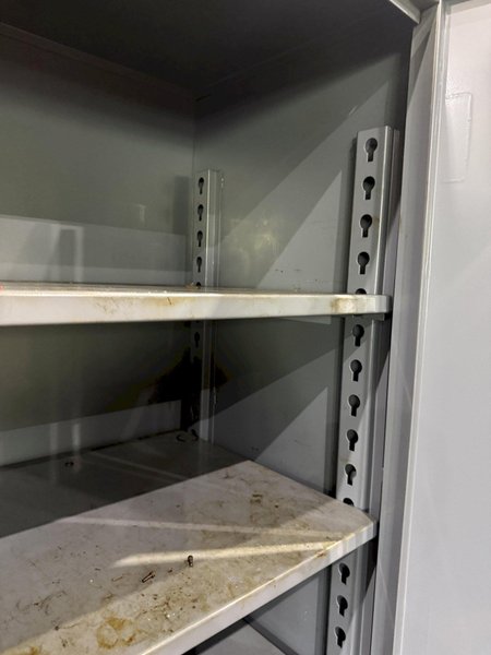 60" WIDE X 24" X 78" STRONGHOLD 2 DOOR HEAVY DUTY STORAGE CABINET: YOBRO #25390