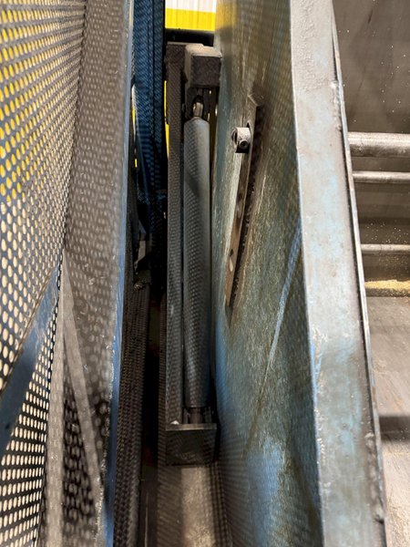 4,000 LBS X 72" X 48" X 72" HIGH ADVANCED LIFTS MODEL #HRDP-6120-4848-M DUMP TILT HOPPER FEEDER: YOBRO #24753