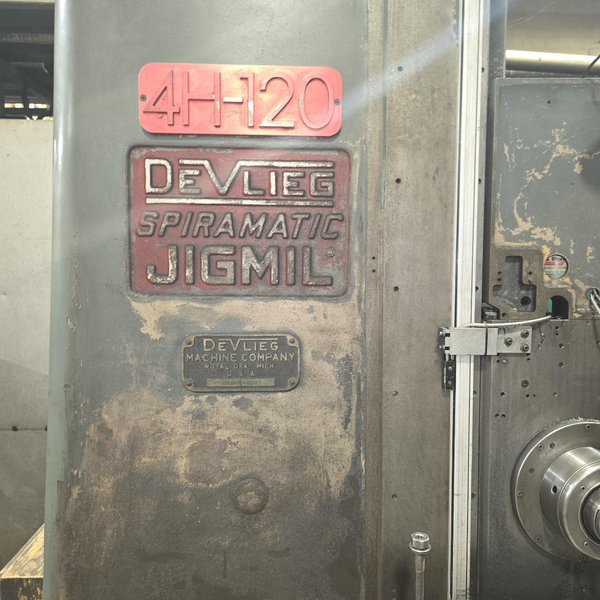4&quot; DEVLIEG 4H–120 SPIRAMATIC JIG MILL. STOVK # 0551025