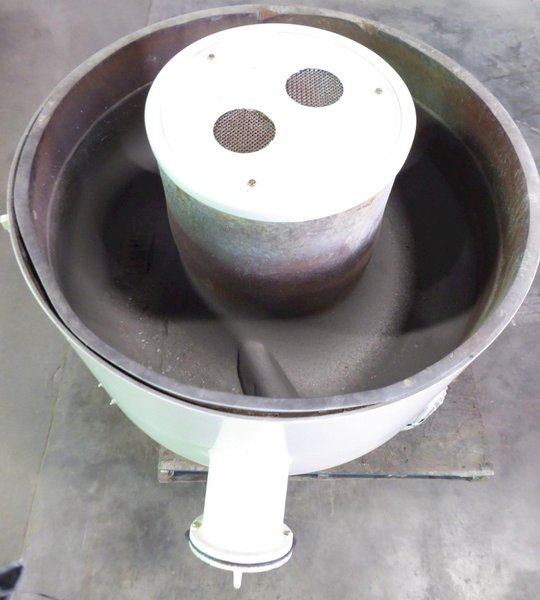 5 Cu. Ft. Rosemont Vibratory Finishing Bowl RB-10-5, Batch Type, 5 HP