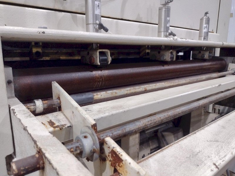 48” WIDE x 30 HP MECHANICAL IN-LINE COIL PRESS &amp; SHEAR WITH PLC VARIABLE SPEED DRIVE: STOCK #22968