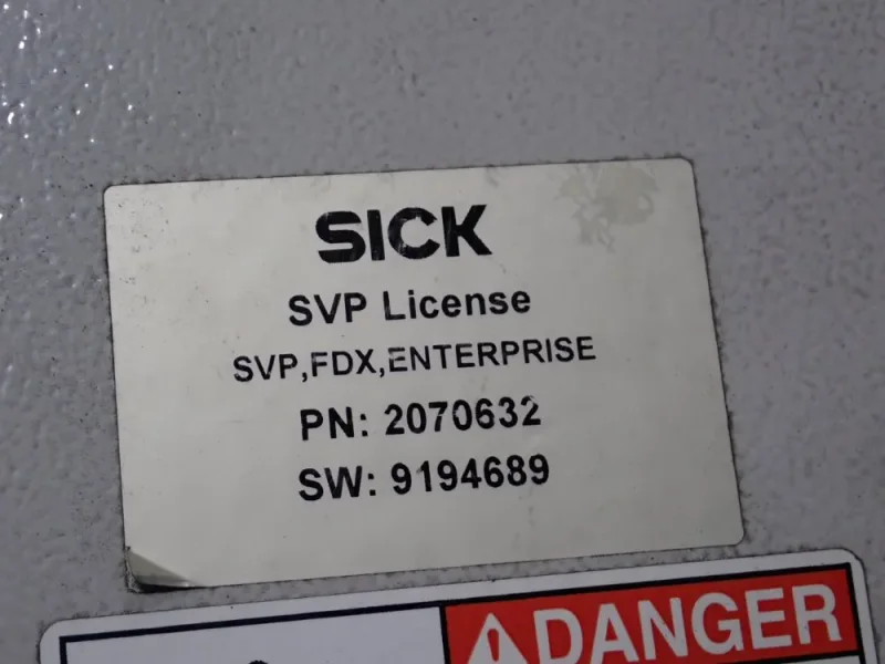 SICK CONTROL CABINET