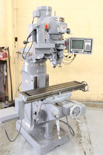 3 HP CHEVALIER VERTICAL MILL WITH CNC PROTO TRAK CONTROLS: STK 67709