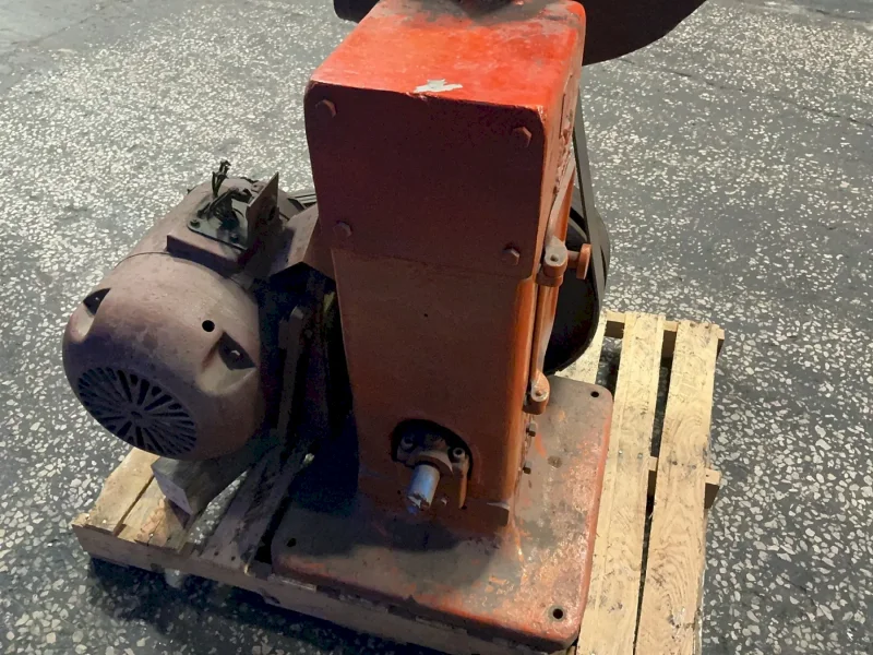 J.A. FAY &amp; EGAN CO. 16”X26” TABLE, 28” DIAMETER VERTICAL DISC SANDER  -  454