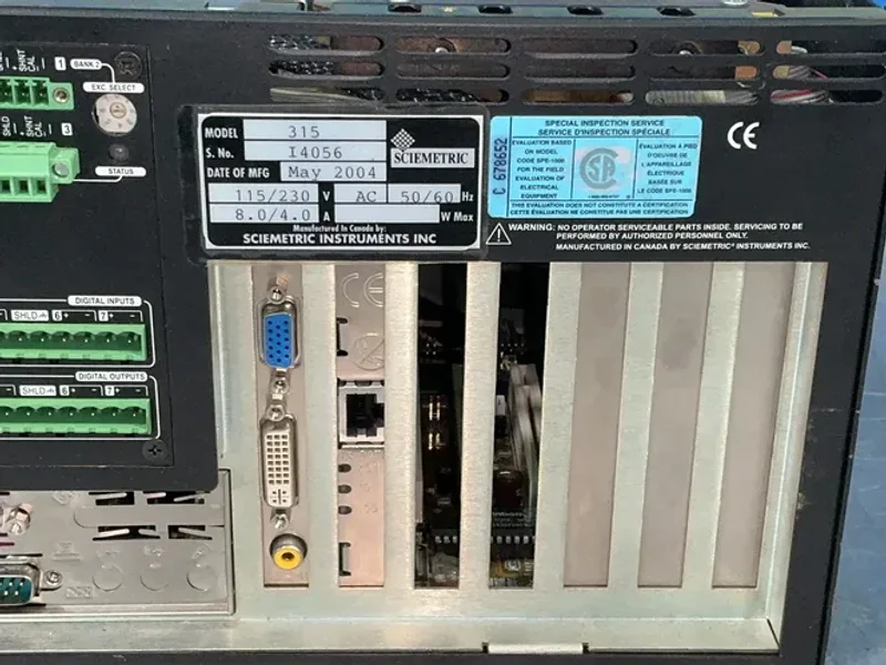 Sciemetric Instruments Fluid Waveform Analyzer - 315