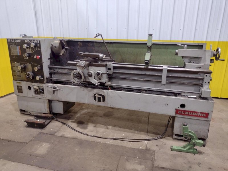 15&quot; X 60&quot; CLAUSING NARDINI MODEL #ND1560 GAP BED ENGINE LATHE, 2&quot; HOLE: STOCK #19154