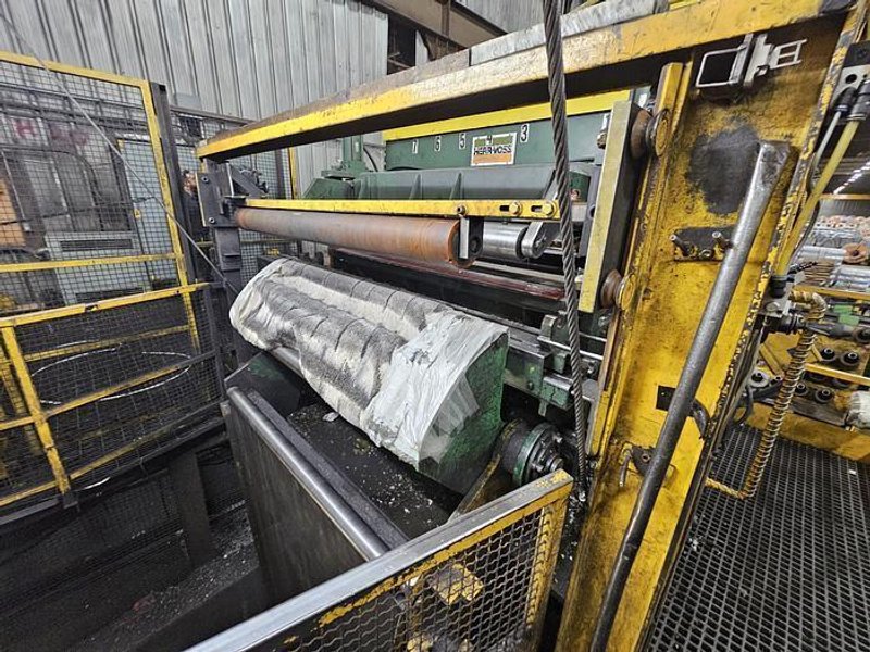 60” x .135” x 50,000 Lbs. Cincinnati/Herr-Voss Slitting Line. STOCK #0999625