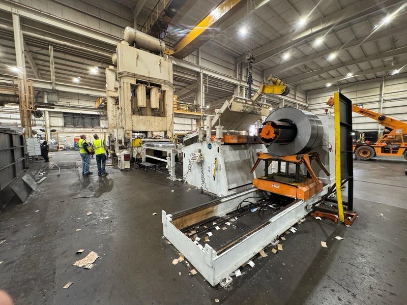 COE PRESS Complete Coil Feed Line 30,000 Lbs. x 72" Wide