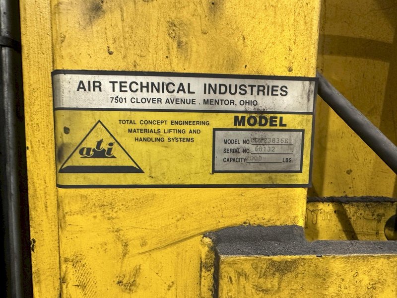 2000 LBS AIR TECHNICAL INDUSTRIES MODEL #CDT23836E HYDRAULIC PARTS DUMP HOPPER: STOCK #20804