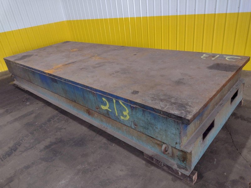 16&#039; X 6&#039; X 26&quot;H HEAVY DUTY STEEL TOP WELDING LAYOUT TABLE: STOCK #18978