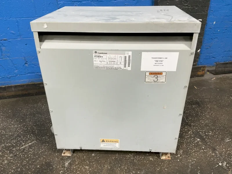 GENERAL ELECTRIC 75 KVA TRANSFORMER  -  9T23B3874