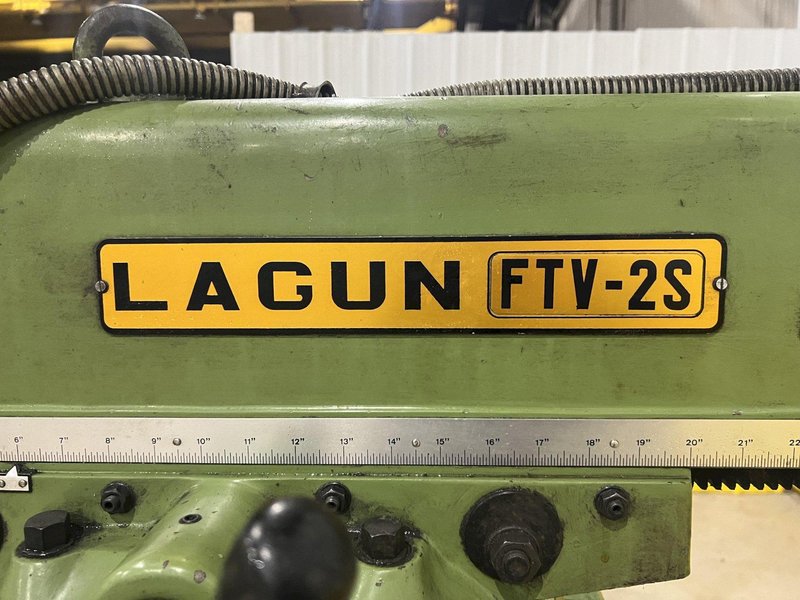 3 HP LAGUN SIRCO MODEL #FTV-2S VERTICAL RAM TYPE MILLING MACHINE MILL: STOCK #20260