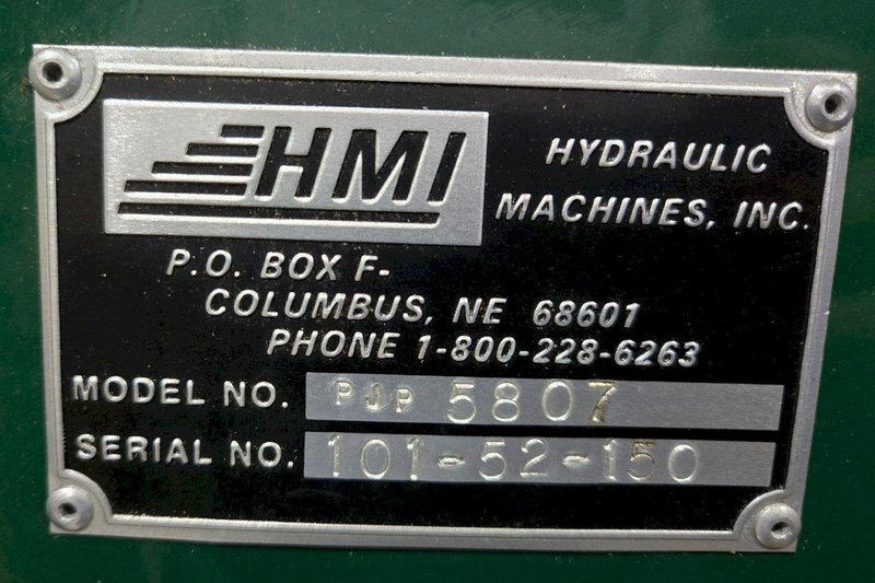 HMI PJP 5807 Hydraulic Press USED