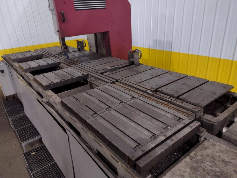 157&quot; X 26&quot; X 15&quot; H BEHRINGER MODEL #LPS-40-4 VERTICAL PLATE SAW: STOCK #17147