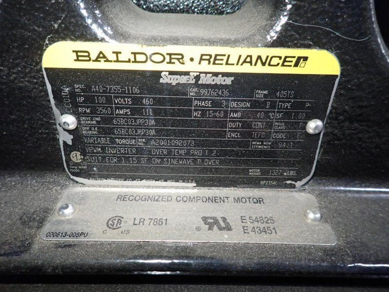 GRUNDFOS 100 HP PUMP  -  29N6-40121-14XX0X-25R1P