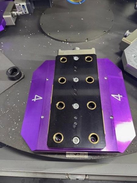 Doosan AWC 8 Station Pallet Changer, 2022 – 13 Total Pallets, 5 Custom Pallets, LOW Hours, Used With DVF 5000 Mill