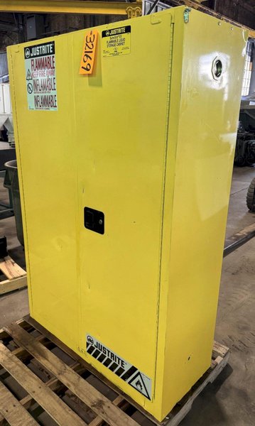 Justrite Flammable Liquid Storage Cabinet 894520, 45 Gallon Capacity