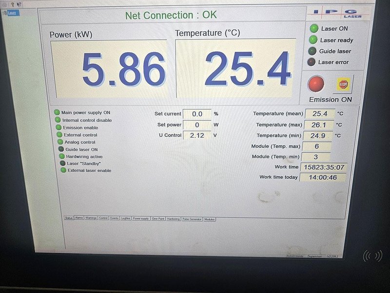 LVD Phoenix 6020 - 10 kW fiberlaser