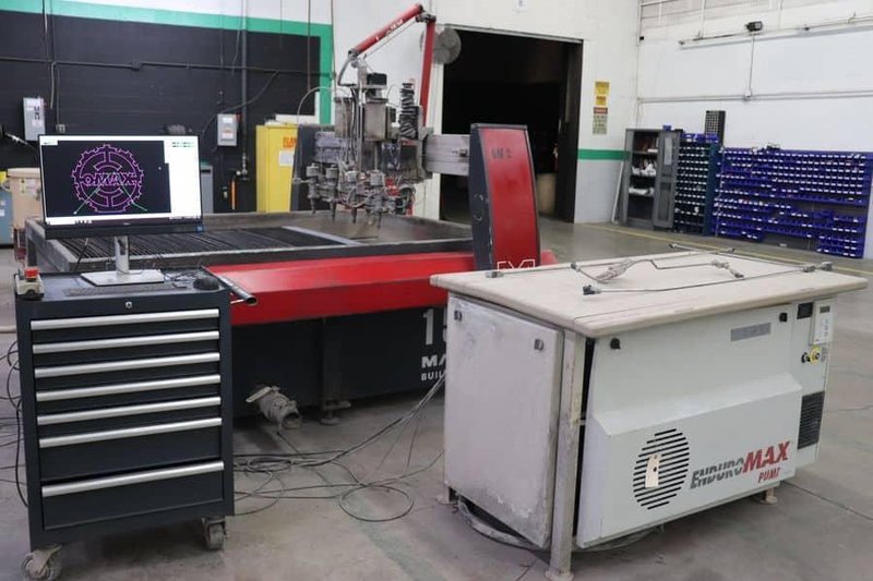 2021 Omax Maxiem 1515 4 - Head Waterjet Cutting System (#5917)