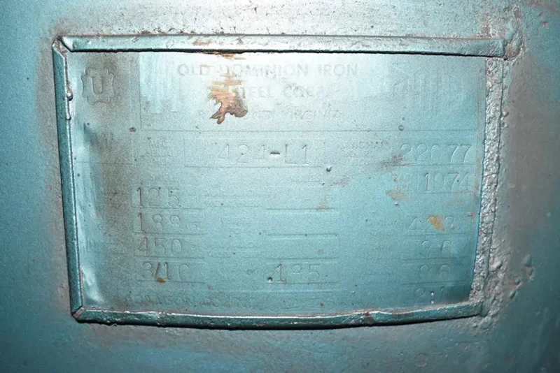 350 GALLON AIR RECIEVER TANK 137 PSI, STOCK# 14320J