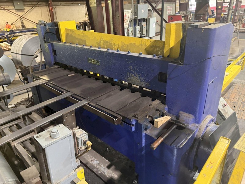 40,000 LB X 60" X .250" CINCINATI ROWE NIAGARA CUT THE LENGTH LINE: YOBRO #25987