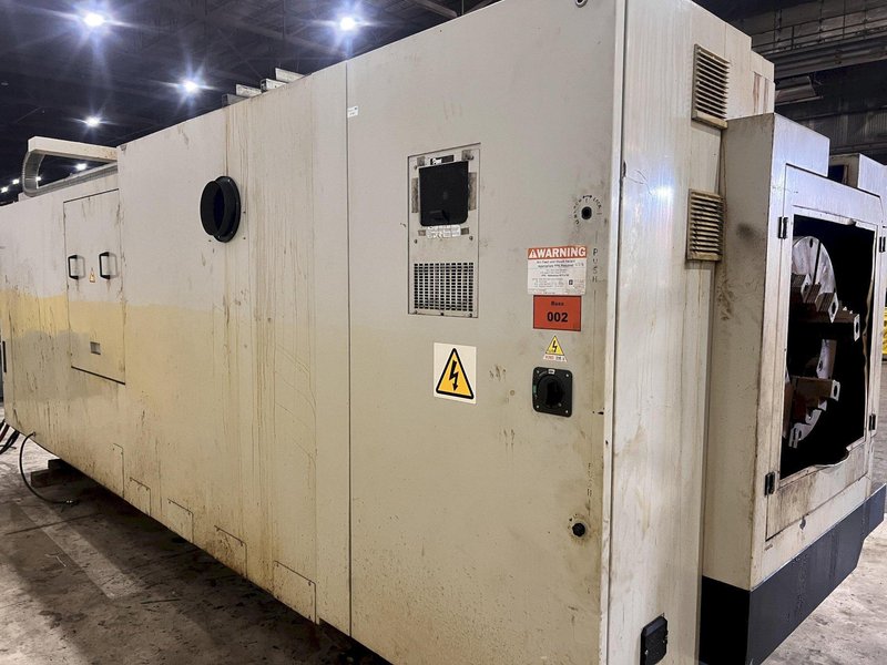 32" x 120"  X 12" HOLLOW SPINDLE WILLIS MODEL #32120-ENC BIG-BORE CNC LATHE, WITH FANUC CONTROLS: STOCK #21891