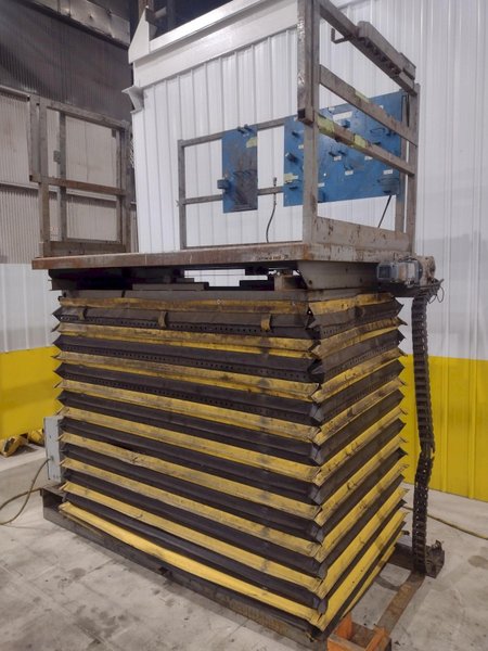 1,000 LB AMERICAN LIFTS MODEL T1-60-040 ELECTRIC PLAFORM LIFT: STOCK #20584