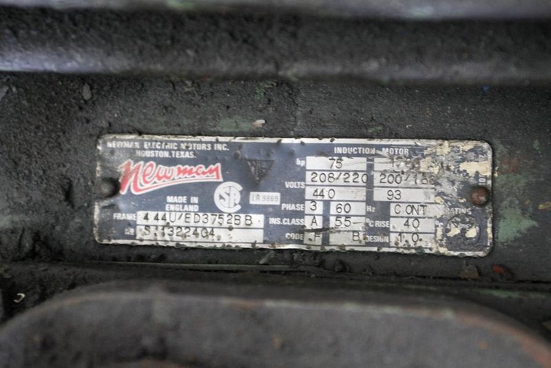 75 HP GENERAL ELECTRIC PRESS DUTY MOTOR:  STOCK #53159