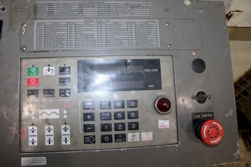 14,000 LB x 39.37 x .031-.356 ORII SERVO FEED LINE