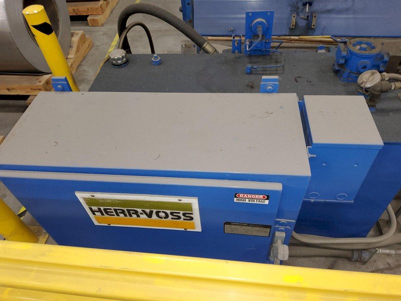 48" x 20,000 LBS X .080" HERR VOSS CUT-TO-LENGTH LINE W/ PRECISION LEVELER: STOCK #22693