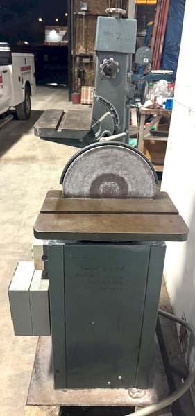 DoAll Model 4208 Belt and Disc Sander, 6" Belt, 12" Disc, Tilt Tables, 1-1/2 HP