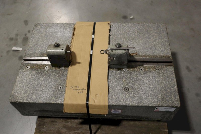 Bench Centers on Rock of Ages Granite Surface Plate- Auction Item