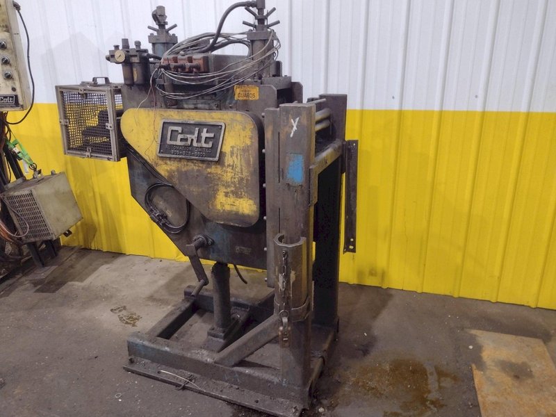 12" WIDE COLT AUTOMATION MODEL #CERFS 25 12 STRAIGHTENER SERVO FEEDER &amp; REXROTH CONTROLS: YOBRO #24290