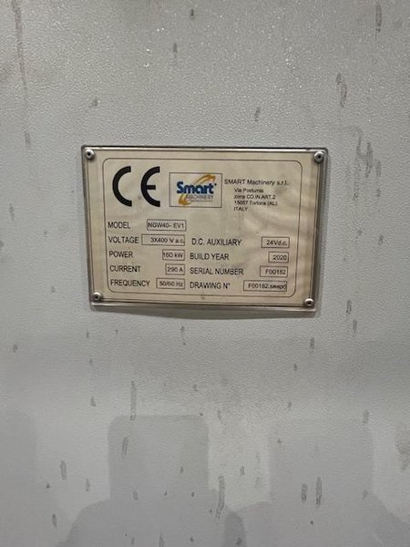 Smart Model NG W 40 EVI  Flat Die Thread Rolling Machine with SEMS Unit