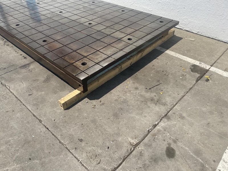 173&quot; X 78&quot; X 9&quot; HIGH PORTAGE LAYOUT PLATE: STOCK 76747