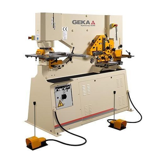 NEW GEKA HYDRACROP 55/110 UNIVERSAL IRONWORKER WITH 5 STATIONS