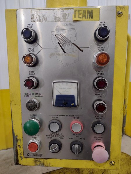 14&quot; X 72&quot; CINCINNATI HYPOWERMATIC HORIZONTAL SIMPLEX PRODUCTION MILL: STOCK #20656