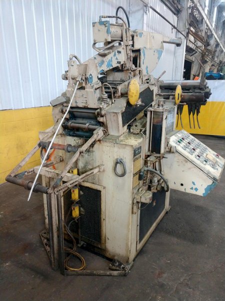 10,000 LB 5 TON X 12&quot; X .156&quot; LITTELL COIL FEED LINE WITH COIL REEL &amp; STRAIGHTENER: STOCK 14941