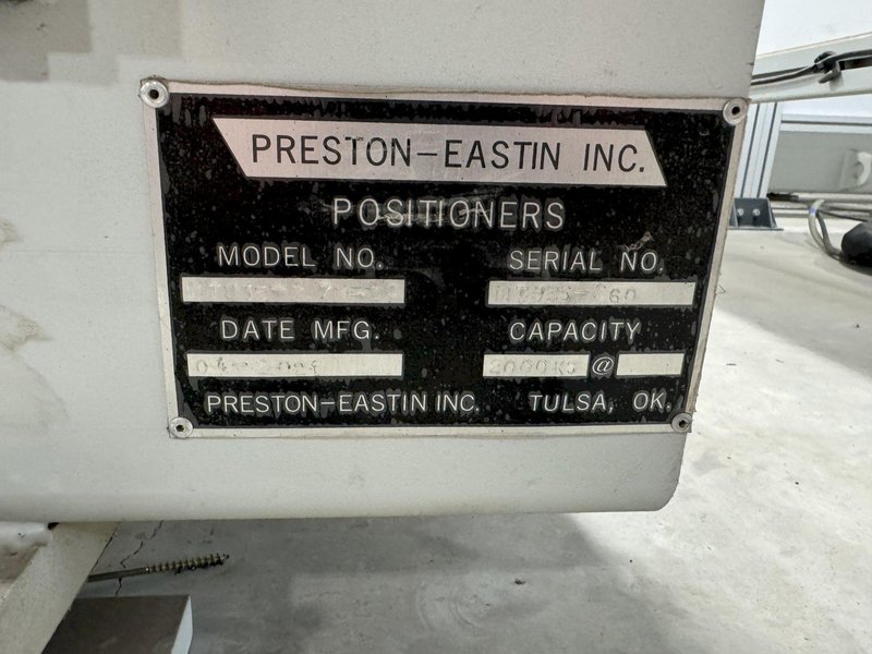 2021 ABB MODEL #IRB 4600 ROBOT WELDING SYSTEM WITH PRESTON EASTIN WELDING FIXTURE: STOCK 21175